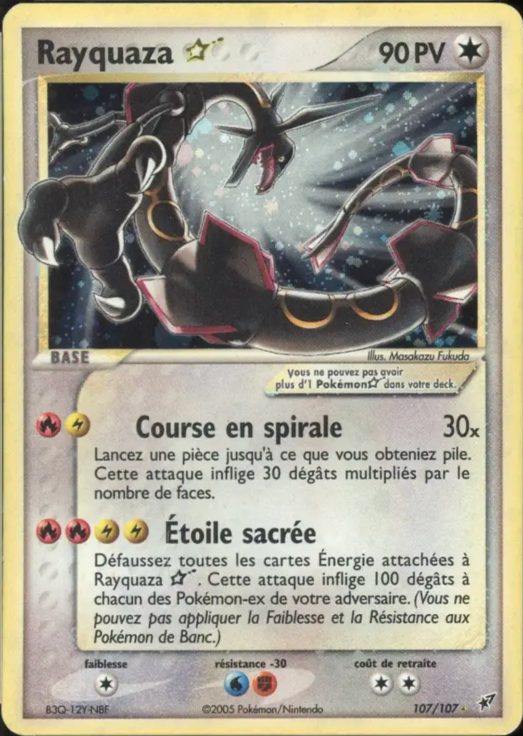 Rayquaza ☆ - 107/107 - FR GD